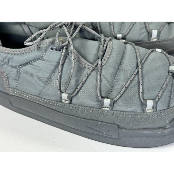 Nike Offline Pack Shoes Mens 10 Cool Gray Quilted Slip On Laced Comfort Sneakers main image 14